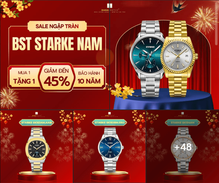 ⚡ BST #STARKE NAM – ĐEO GỌN, CHƠI TẾT CHẤT ⚡ GIẢM ĐẾN 45% - FREESHIP TOÀN QUỐC ✅🌸