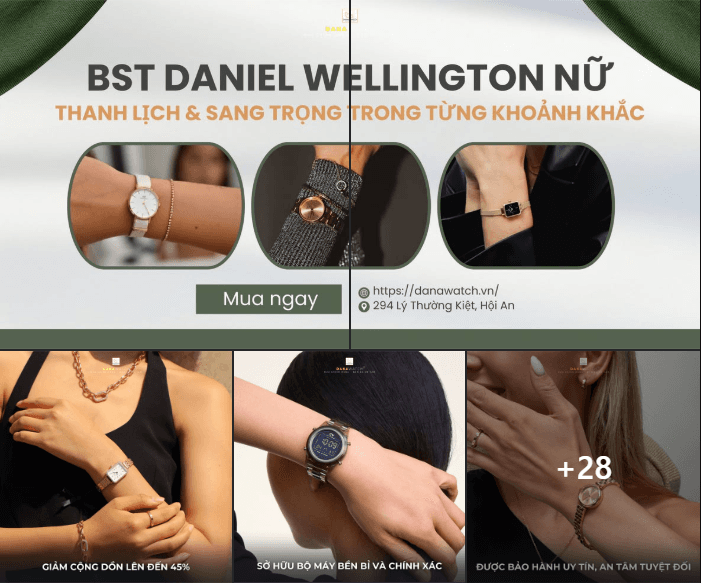 ✨🌸 BST #DANIEL WELLINGTON NỮ – THANH LỊCH & SANG TRỌNG TRONG TỪNG KHOẢNH KHẮC 🌸✨