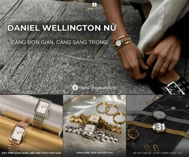 🌟 BST DANIEL WELLINGTON NỮ – CÀNG ĐƠN GIẢN, CÀNG SANG ❗