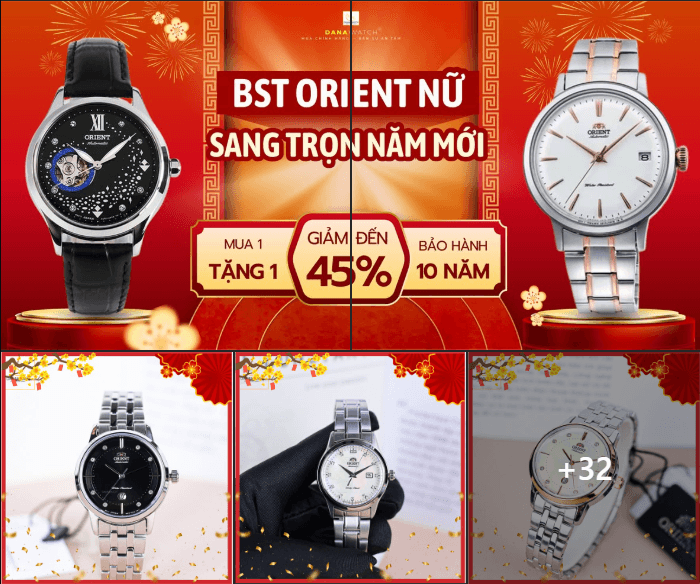 🌸 ƯU ĐÃI GIẢM ĐẾN 45% 🧧 BST #ORIENT NỮ – ĐẸP THANH LỊCH, SANG TRỌN NĂM MỚI 🧧