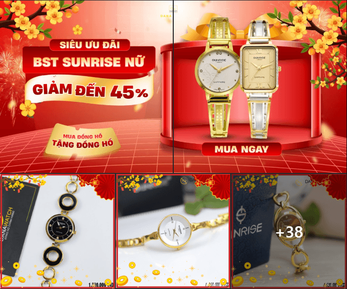 🧧 BST #SUNRISE NỮ – ĐÓN TẾT AN YÊN, ĐẸP XUYÊN NĂM THÌ 🧧